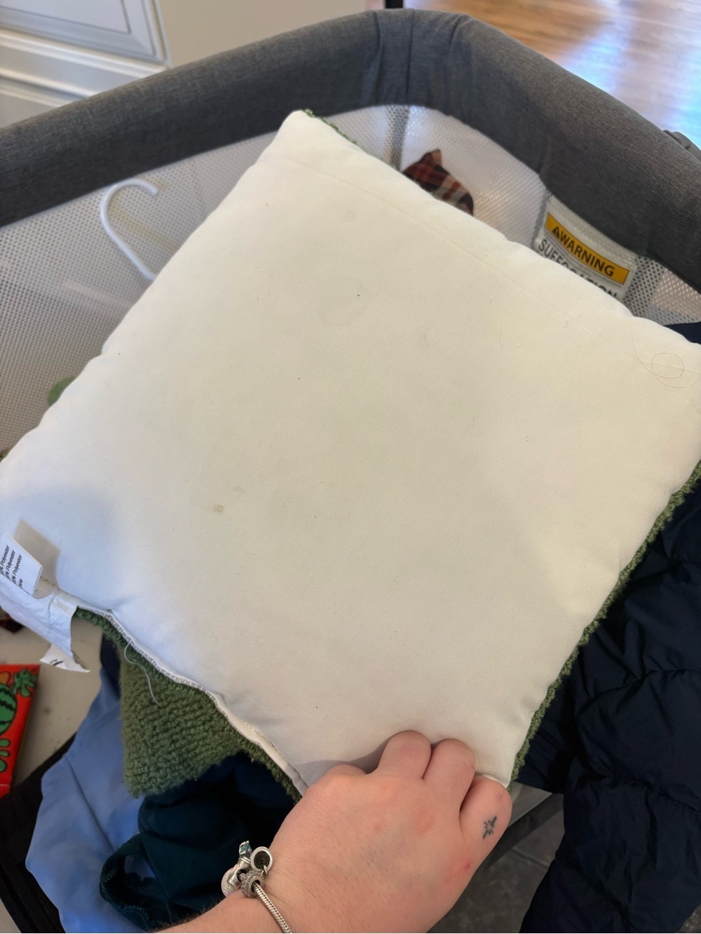 Holiday Green Cocktail Pillow - Picture 6 of 6